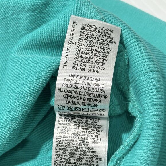 Diesel For Successful Living Hoodie Sweatshirt Sweater Mint Blue Men M NWOT - Picture 8 of 11